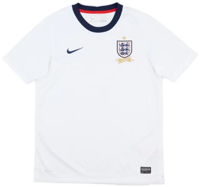 Nike 2013 England 150th Anniversary Home Shirt - 9/10 - (XL.Boys)