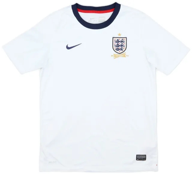 Nike 2013 England 150th Anniversary Home Shirt - 9/10 - (XL.Boys)