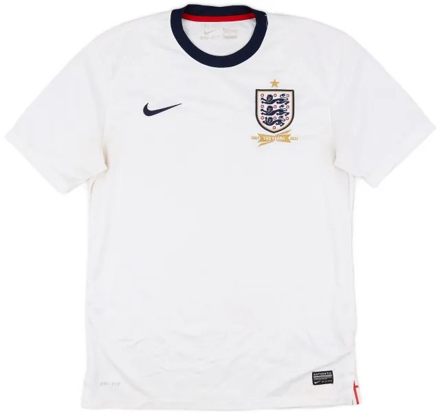 Nike 2013 England 150th Anniversary Home Shirt - 7/10 - (M)