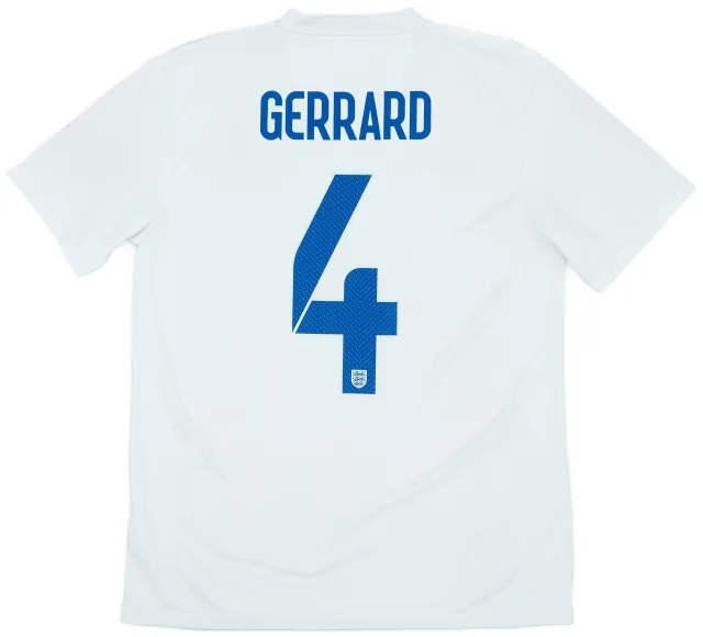 Nike 2014-15 England Home Shirt Gerrard #4 - 6/10 - (M)
