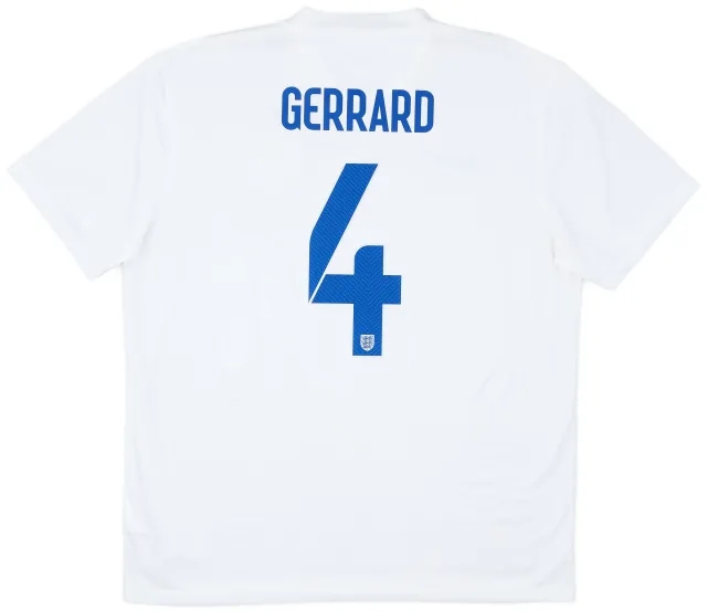 Nike 2014-15 England Home Shirt Gerrard #4 - 6/10 - (XL)