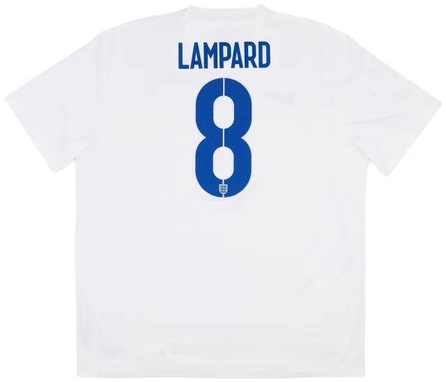 Nike 2014-15 England Home Shirt Lampard #8 - 8/10 - (XL)
