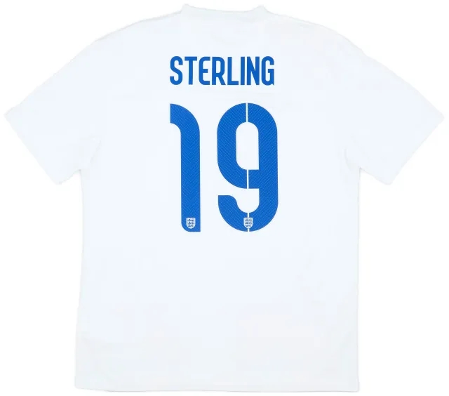 Nike 2014-15 England Home Shirt Sterling #19 - 9/10 - (L)