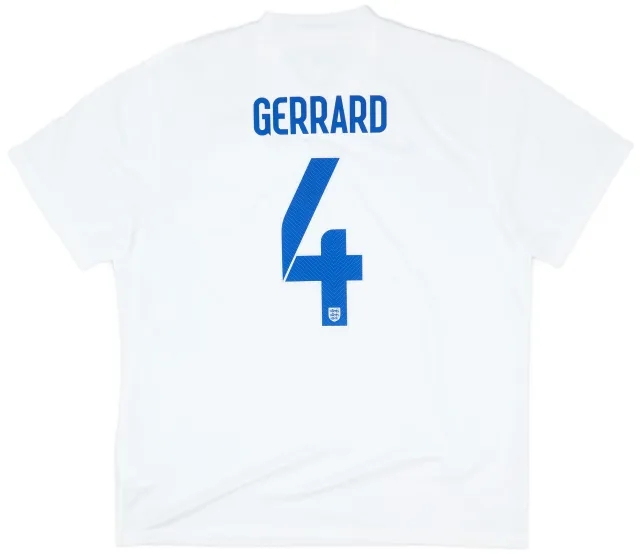 Nike 2014-15 England Home Shirt Gerrard #4 - 7/10 - (XXL)