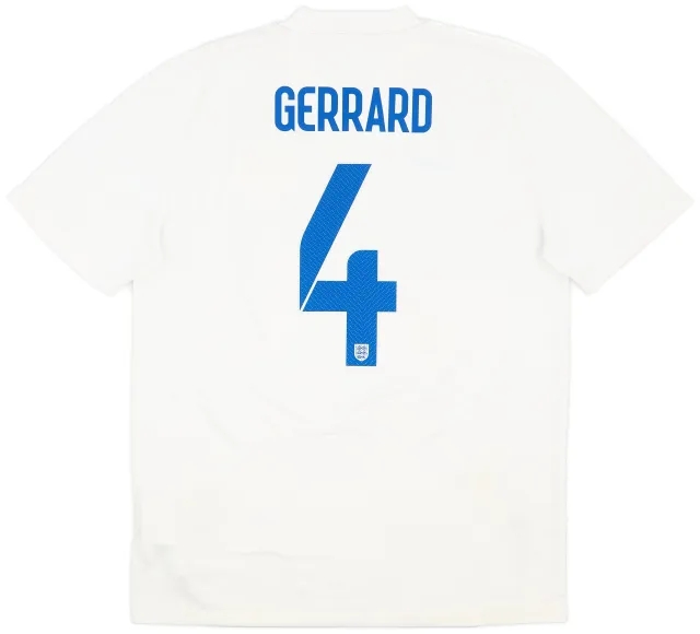 Nike 2014-15 England Home Shirt Gerrard #4 - 6/10 - (L)