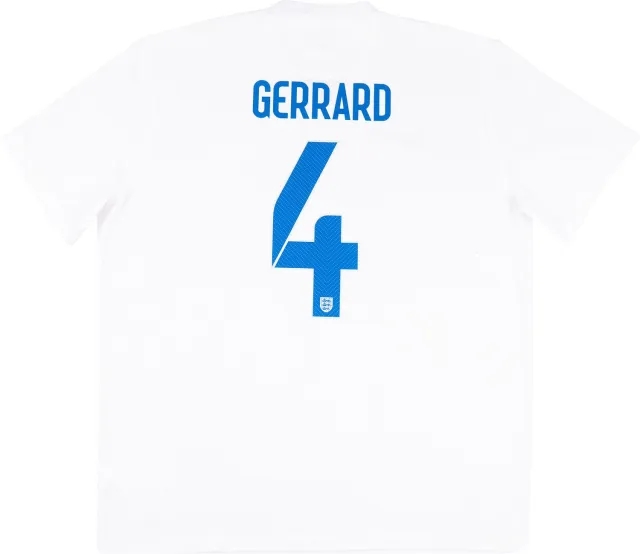 Nike 2014-15 England Home Shirt Gerrard #4 - 6/10 - (S)