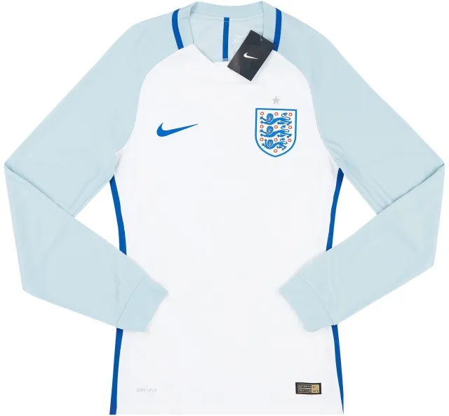 Nike 2016-17 England Player Issue Home L/S Shirt S