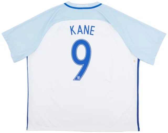 Nike 2016-17 England Home Shirt Kane #9 - 8/10 - (3XL)