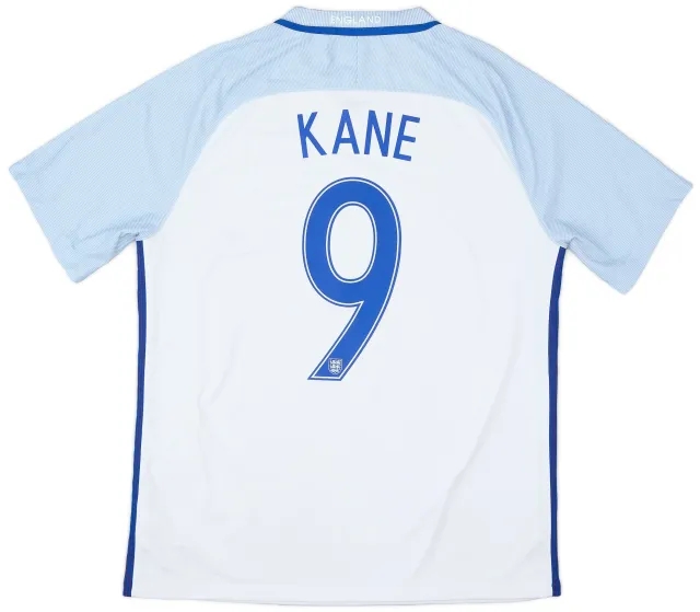 Nike 2016-17 England Home Shirt Kane #9 - 8/10 - (L)