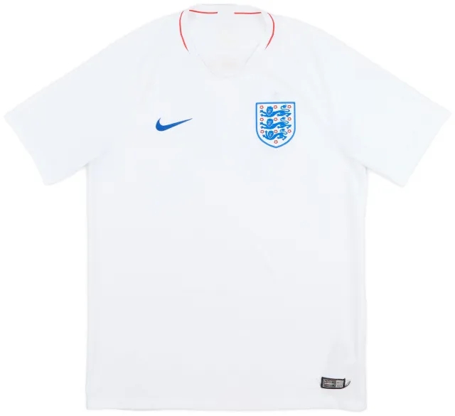 Nike 2018-19 England Home Shirt - 8/10 - (L)