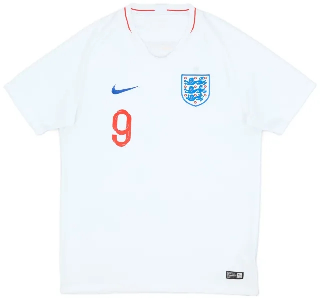 Nike 2018-19 England Home Shirt #9 - 9/10 - (L)