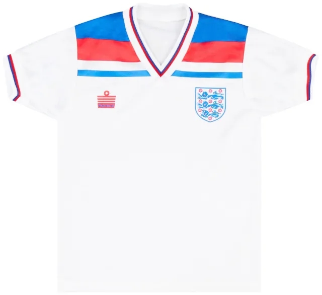Admiral 1980-83 England Home Shirt - 8/10 - (Y)