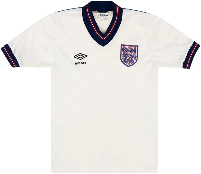 Umbro 1986 England Home Shirt - 8/10 - (L.Boys)