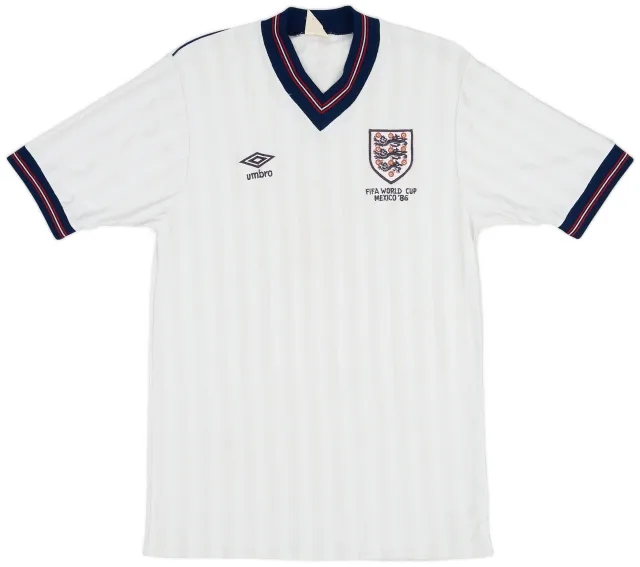 Umbro 1986 England 'World Cup' Home Shirt - 7/10 - (M)