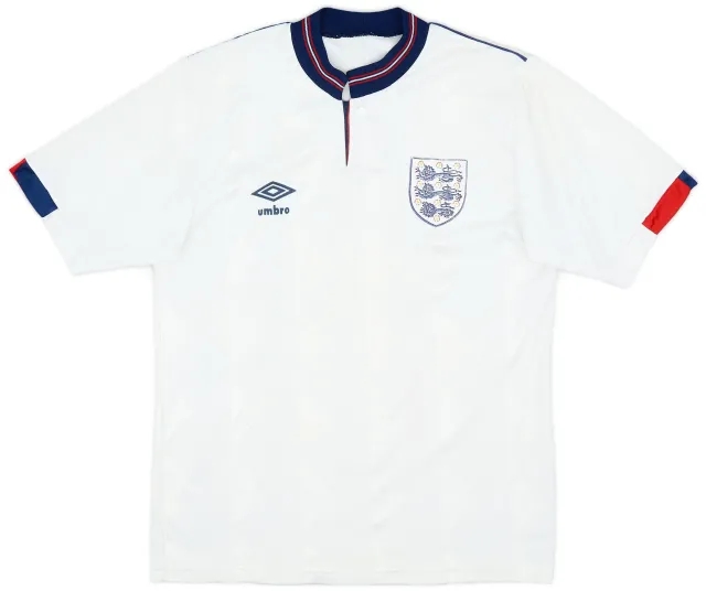 Umbro 1987-90 England Home Shirt - 7/10 - (S)