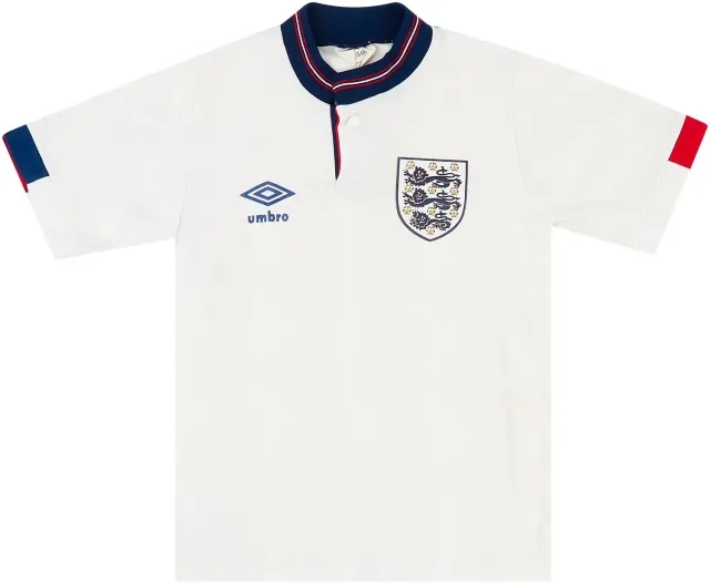 Umbro 1987-90 England Home Shirt - 8/10 - (S.Boys)