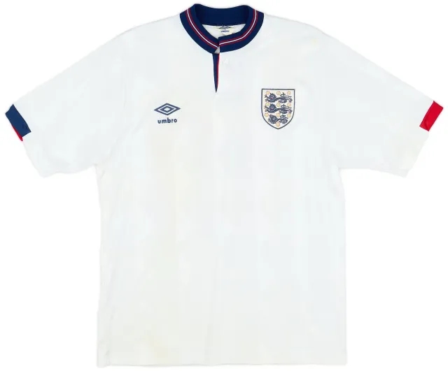 Umbro 1987-90 England Home Shirt #10 - 5/10 - (M)