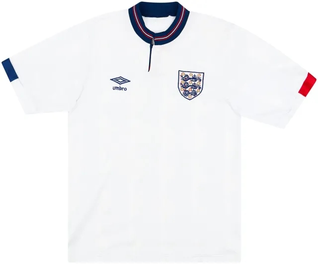 Umbro 1987-90 England Home Shirt - 6/10 - (S)
