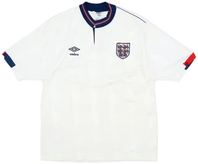 Umbro 1987-90 England Home Shirt - 7/10 - (M)