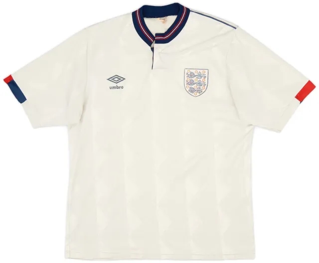 Umbro 1987-90 England Home Shirt - 6/10 - (M)