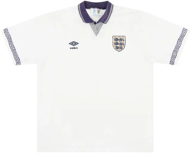Umbro 1990-92 England Home Shirt - 5/10 - (XL)