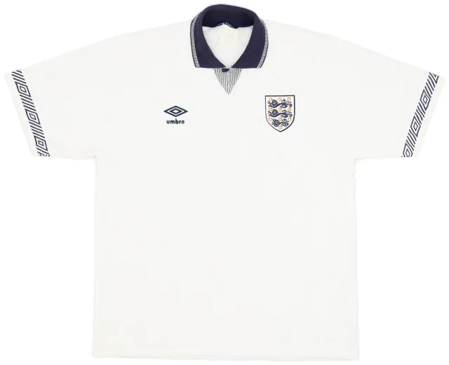 Umbro 1990-92 England Home Shirt - 9/10 - (L)