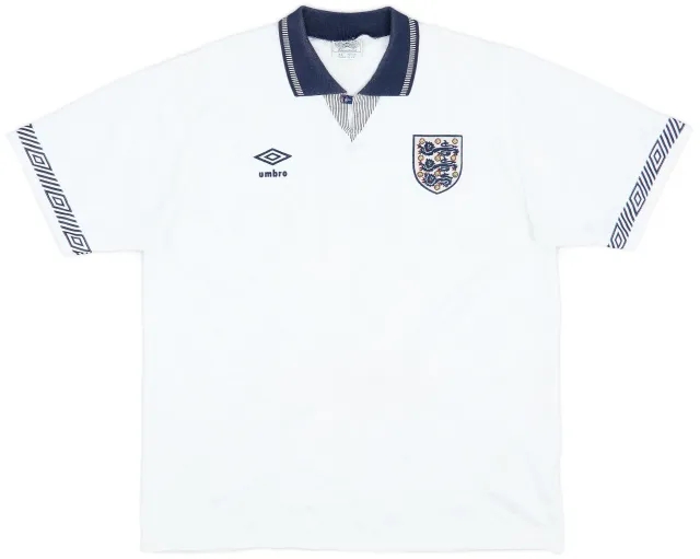 Umbro 1990-92 England Home Shirt - 9/10 - (L)