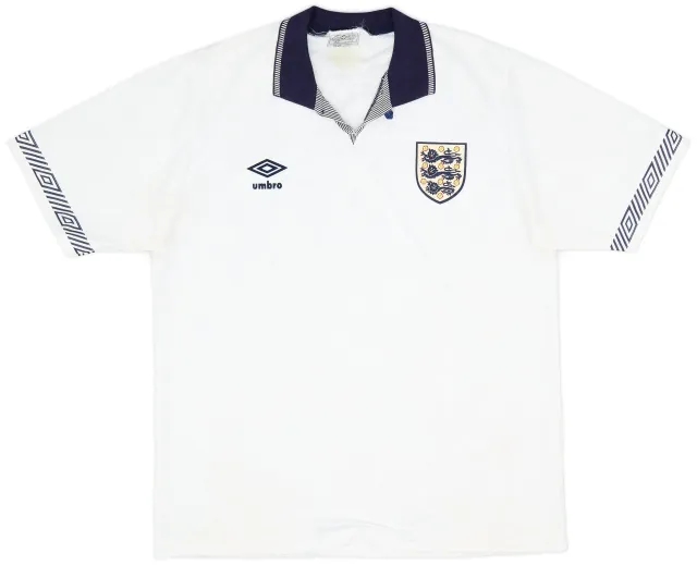 Umbro 1990-92 England Home Shirt - 9/10 - (M)