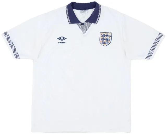 Umbro 1990-92 England Home Shirt - 6/10 - (M)