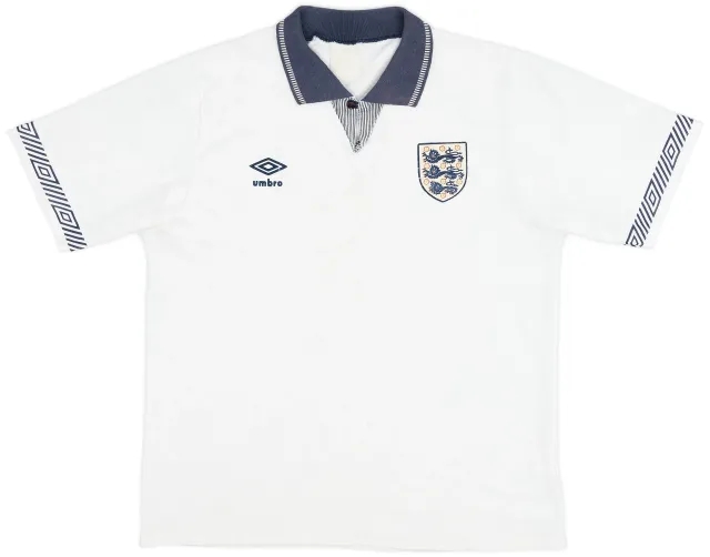 Umbro 1990-92 England Home Shirt - 6/10 - (L)