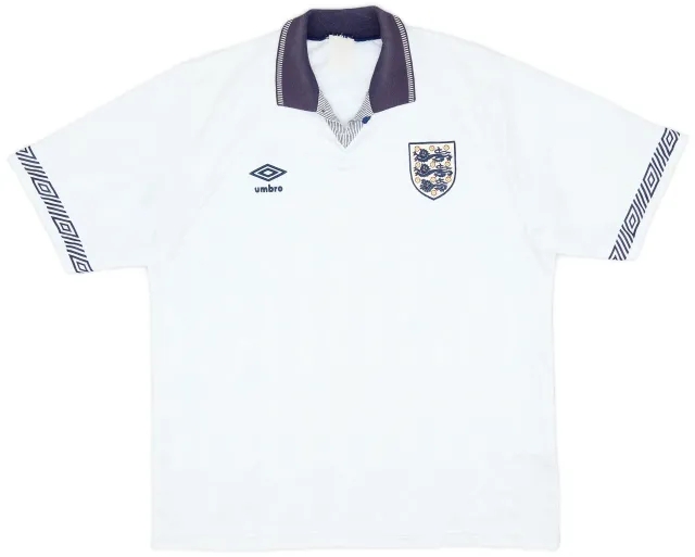Umbro 1990-92 England Home Shirt - 9/10 - (L)