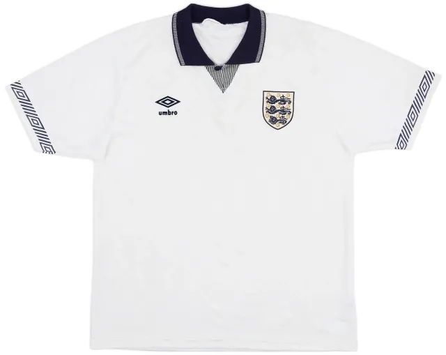 Umbro 1990-92 England Home Shirt - 9/10 - (L)