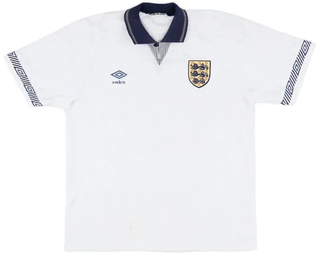 Umbro 1990-92 England Home Shirt - 6/10 - (L)