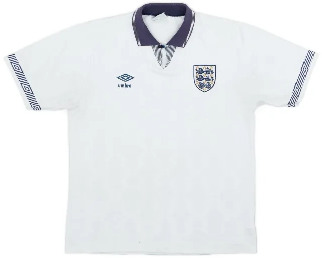 Umbro 1990-92 England Home Shirt - 6/10 - (M)