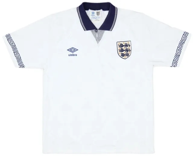 Umbro 1990-92 England Home Shirt - 7/10 - (S)