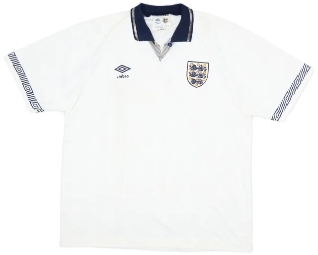 Umbro 1990-92 England Home Shirt - 9/10 - (L)