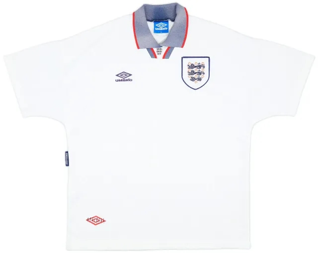 Umbro 1993-95 England Home Shirt - 8/10 - (XL)