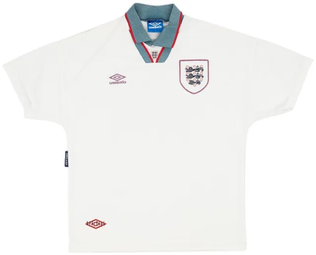 Umbro 1993-95 England Home Shirt - 5/10 - (L)