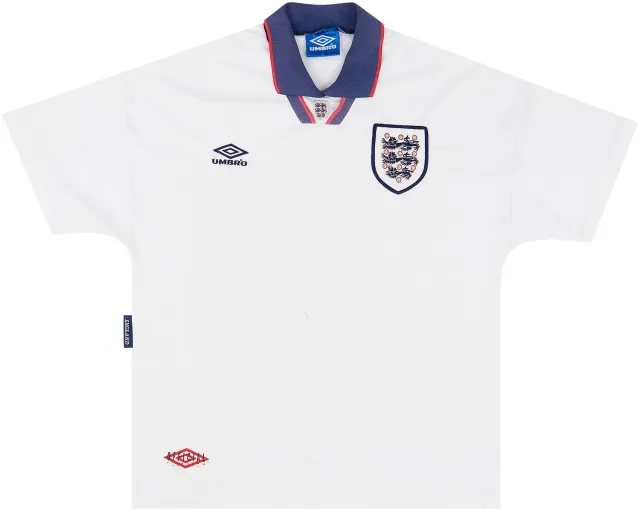 Umbro 1993-95 England Home Shirt - 6/10 - (L)