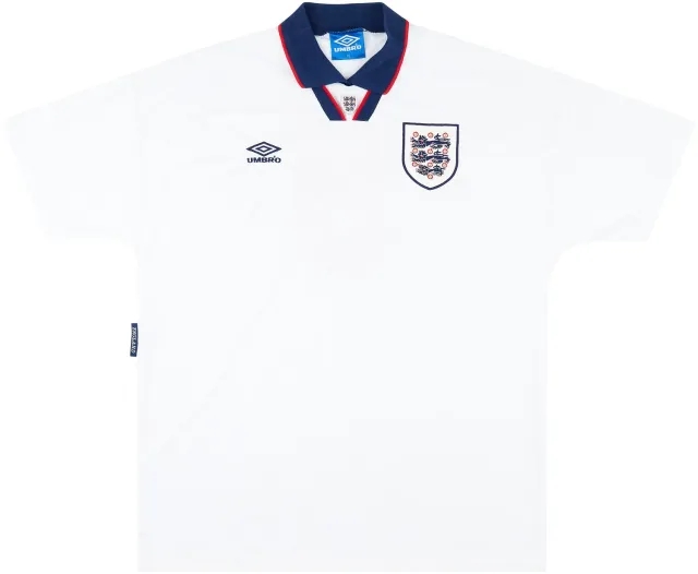 Umbro 1993-95 England Home Shirt #9 - 9/10 - (XL)
