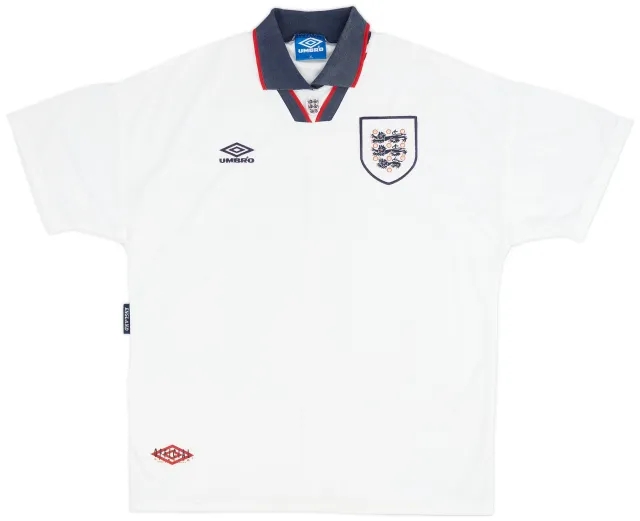 Umbro 1993-95 England Home Shirt - 6/10 - (XL)