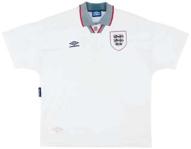 Umbro 1993-95 England Home Shirt - 5/10 - (XL)