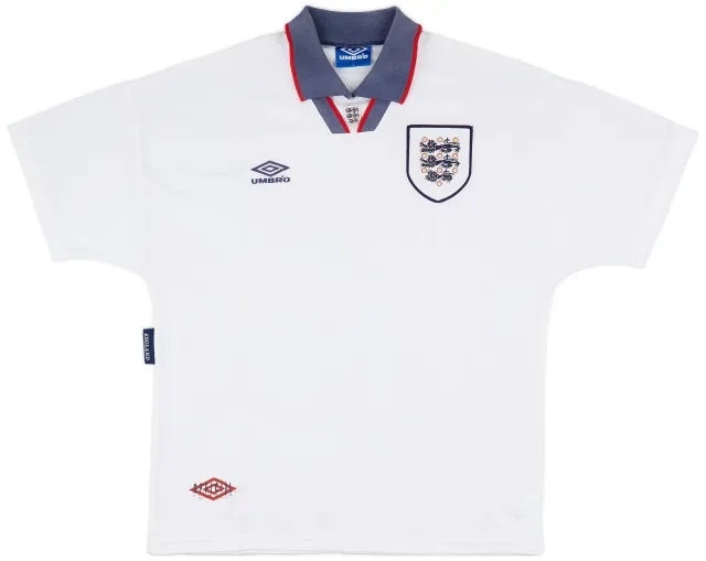 Umbro 1993-95 England Home Shirt - 6/10 - (L)