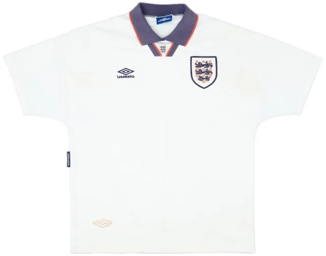 Umbro 1993-95 England Home Shirt - 7/10 - (XL)