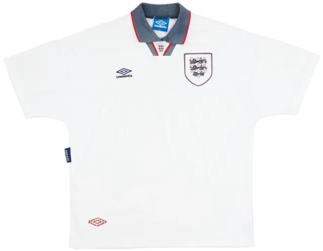 Umbro 1993-95 England Home Shirt - 7/10 - (XL)