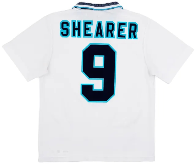 Umbro 1995-97 England Home Shirt Shearer #9 - 9/10 - (M)