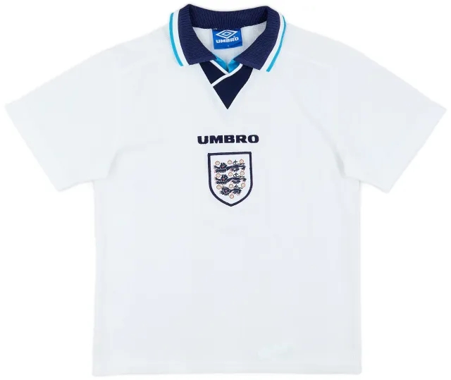 Umbro 1995-97 England Home Shirt - 9/10 - (Y)