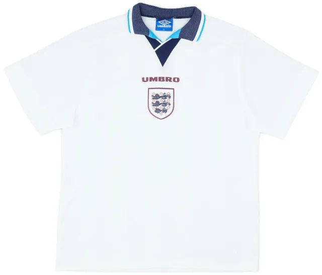 Umbro 1995-97 England Home Shirt - 4/10 - (XL)