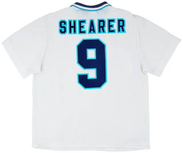 Umbro 1995-97 England Home Shirt Shearer #9 - 6/10 - (XXL)