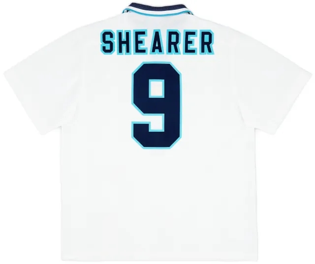 Umbro 1995-97 England Home Shirt Shearer #9 - 9/10 - (XL)